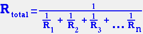 resistors in parallel formula