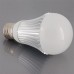 E27 base, 5W, Superbright White LED Bulb, Globe, 240 Volts,  50/60 HZ .