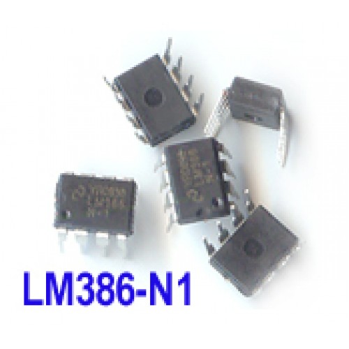 Buy Online LM386 1W Low Voltage Audio Power Amplifier. 8pin DIP IC