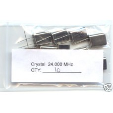 24MHz CRYSTALS. (Pack of 10).