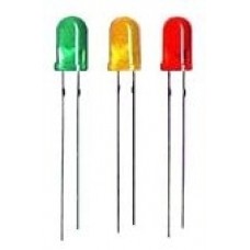 3mm Leds Mixed Colors, Green/Yellow/Red (20 leds each color) 