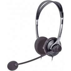 Stereo Headphones with Microphone for VOIP, Dictation, SKYPE, PC Gaming etc.