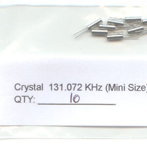 131.072KHz CRYSTALS. (Pack of 10)