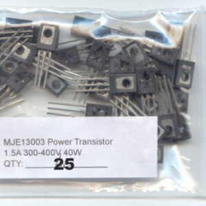 MJE13003 Power Transistors MJE 13003. Pack of 25 Transistors.