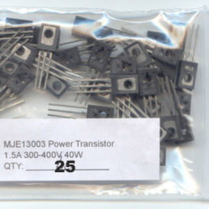MJE13003 Power Transistors MJE 13003. Pack of 25 Transistors.