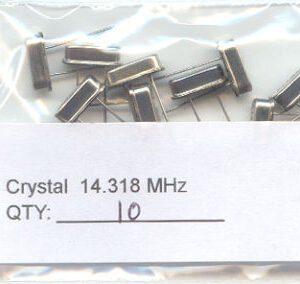 14.318MHz CRYSTALS. (Pack of 10)