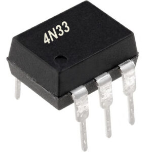 4N33 Optoisolator, Optocoupler ICs 6pin DIP (5 pieces pack)