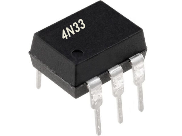 4N33 Optoisolator, Optocoupler ICs 6pin DIP (5 pieces pack)