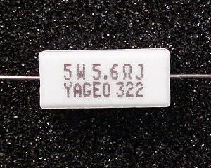 5.6 Ohm Ceramic Resistors 5W 5%. 5.6R J (Pack of 3) - Yageo
