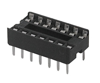 IC sockets for 14 pins DIP ICs, solder type. (Pack of 10)