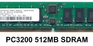 512MB PC3200 400MHZ DDR ECC REGISTERD SDRAM 184-PIN DIMM