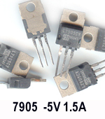 LM7905 -5V 1A NEGETIVE REGULATOR. (Pack of 10)