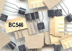 BC546 NPN Transistors (BC 546 BC546B). Pack of 25 transistors.