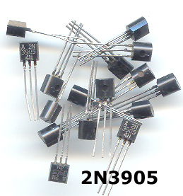2N3905 PNP transistors. (Pack of 25 Transistors)