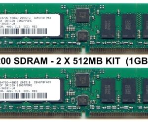2 X 512MB (1GB in total) PC3200 400MHZ ECC REGISTERD RAM