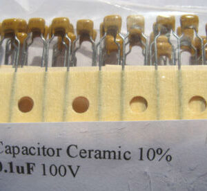 0.1uF Ceramic Capacitors. Kemet. (Pack of 25)