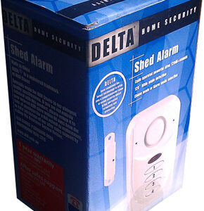 Keypad operated, Motion Alarm for Shed, Home, Caravan, Garage etc . Easy to install.