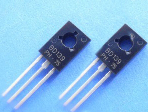 BD139 TO-126 case NPN power transistors. (5 transistors pack)