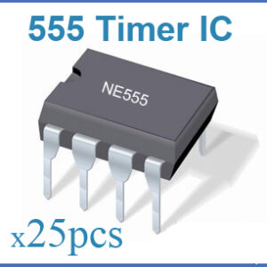 555 TIMER ICs 8-PIN DIP. (25 ICs pack). LM555/NE555/SA555