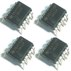 TL082 DIP8 IC JFET-INPUT OPERATIONAL AMPLIFIERS. (Pack of 5)