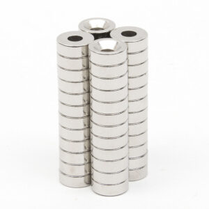 Rare Earth Neodymium Magnet N52 Disk Ring Hole Shape (5 magnets pack)