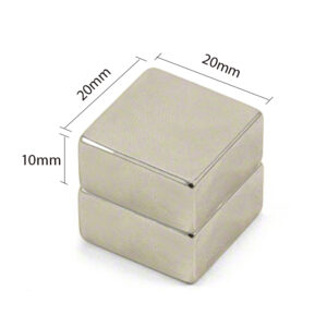 Rare Earth Neodymium Magnet N50 Square Shape Magnet (2 magnets pack)